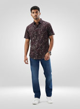 Men Spykar Blue Solid Comfort Fit Mid Rise Jeans