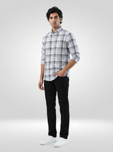 Men Spykar Black Solid Comfort Fit Mid Rise Jeans