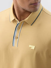 Spykar Men Yellow Solid Regular Fit T-Shirt
