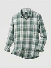 Spykar Green Regular Fit Shirt for Men