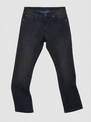 Spykar Black Relaxed Fit Mid Rise Jeans for Men