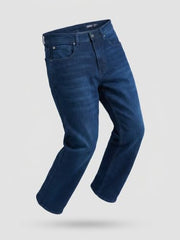 Spykar Dark Blue Loose Fit Low Rise Jeans for Men