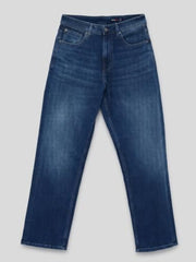 Spykar Dark Blue Loose Fit Low Rise Jeans for Men