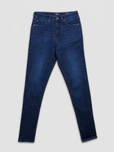 Spykar Dark Blue Super Skinny Fit High Rise Jeans for Women
