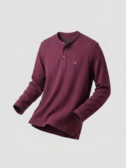 Spykar Maroon Regular Fit T-Shirt for Men