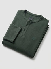 Spykar Green Regular Fit T-Shirt for Men