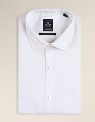 Arrow Men's Liberty Classic Fit Ceremony Shirt (ARAKSH0449_White_39)