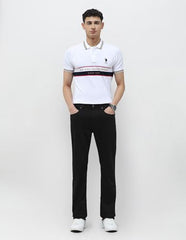 U.S. Polo Assn. Denim Co. Men's Harold Slim Straight Fit Black Jeans (UDJEN1906_Black_30)