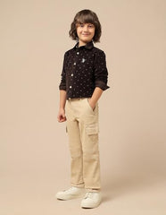 U.S. Polo Assn. Kids Boy's Relaxed Jeans (UKJEN753_Khaki