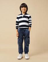 U.S. Polo Assn. Kids Boy's Relaxed Jeans (UKJEN784_Blue