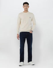 U.S.Polo Association Men's Solid Regular Fit Sweater