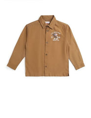 U.S. Polo Assn. Kids Boy's Regular Fit Shirt (UKSHT1732_Khaki