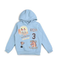 USPA Kids Boys Graphic Brand Printed Regular Fit Sweatshirt (UKSWS0375_Blue_2-3 Years)