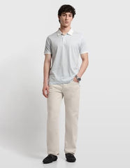 Arrow Men's Geometric Printed Regular Fit Polo Shirt (ARALTS3887_Light Blue_L)