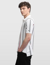 Arrow Sport Men's Vertical Striped Regular Fit Polo Shirt