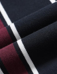 Arrow Sport Men's Vertical Striped Patterned Knit Regular Fit Polo Shirt