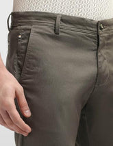 Arrow Sport Men's Bronson Slim Fit Satin Trousers
