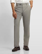 Arrow Men's Dobby Hudson Regular Fit Trousers (ARALTR2013_Light Brown_30)