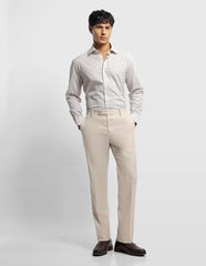 Arrow Men's Dobby Hudson Regular Fit Trousers