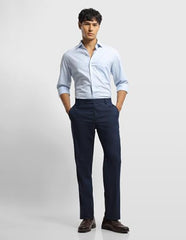 Arrow Men's Dobby Hudson Regular Fit Trousers