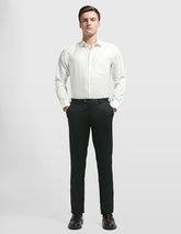 Arrow Men's Regular Fit Textured Trousers