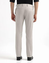 Arrow Men's Regular Fit Textured Trousers