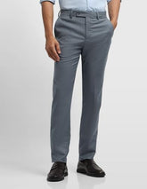 Arrow Men's Dobby Hudson Tailored Fit Trousers (ARALTR2122_Blue_30)