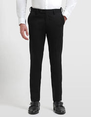 Arrow Men's Textured Jackson Super Slim Fit Trousers