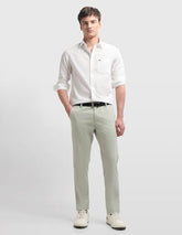 Arrow Sport men's Chelsea slim fit shirt in sage and sun colors, casual short-sleeve design with button-up front.