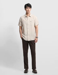 Arrow Sport Men's Sage & Sun Solid Regular Fit Shirt