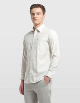 Arrow Sport Men's Chelsea Slim Fit Solid Sage & Sun Shirt
