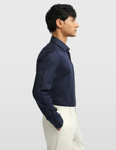 Arrow Men's Manhattan Slim Fit Textured Iconics Shirt