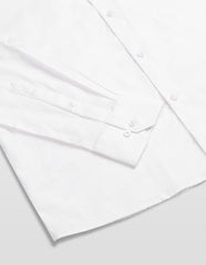 Arrow men's slim fit textured formal shirt, shown in a close-up of the collar and fabric details.