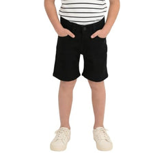 USPA Kids Boys Regular Fit Solid Shorts (UKSRT0575_Black_2-3 Years)