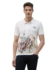 U.S. Polo Assn. Denim Co. Men's Brand Printed Summer House Polo Shirt