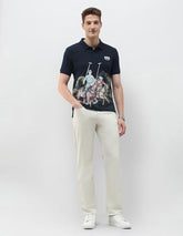 U.S. Polo Assn. Denim Co. Men's Brand Printed Summer House Polo Shirt