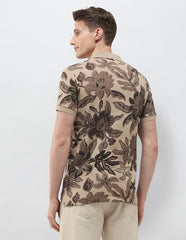 U.S. Polo Assn. Denim Co. Men's Floral Printed Summer House Polo Shirt
