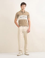 U.S.Polo Association Men's Sotogrande Brand Embroidered Polo Shirt (USTSH3439_Brown_3XL)