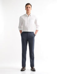 Arrow Men's Solid Regular Fit Trousers