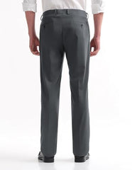 Arrow Men's Solid Regular Fit Trousers