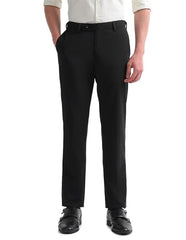 Arrow Men's Solid Regular Fit Trousers