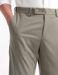 Arrow Men's Solid Regular Fit Trousers