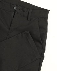 USPA Kids Boys Mid Rise Slim Fit Trousers (UKTRO0303_Black_12-24 M)