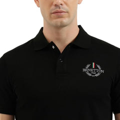 United Colors of Benetton Men's Regular Fit Tshirt (25A3089J3026I100_Black