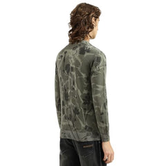 United Colors of Benetton Men's Cotton Crew Neck Sweater (25A10CRK1138I901_Olive