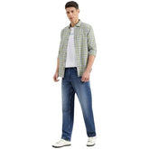 United Colors of Benetton Regular Fit Semi-Cutaway Collar Checked Shirt