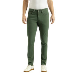 United Colors of Benetton Slim Tapered Fit Mid Rise Solid Jeans