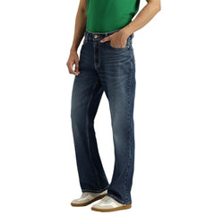 United Colors of Benetton Solid Bootcut Fit Mid Wash Jeans