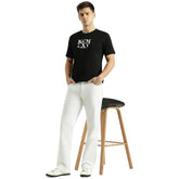 United Colors of Benetton Bootcut Fit Solid Mid Rise Jeans