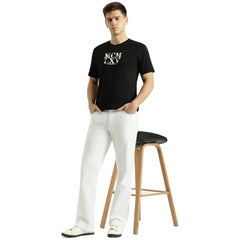 United Colors of Benetton Bootcut Fit Solid Mid Rise Jeans